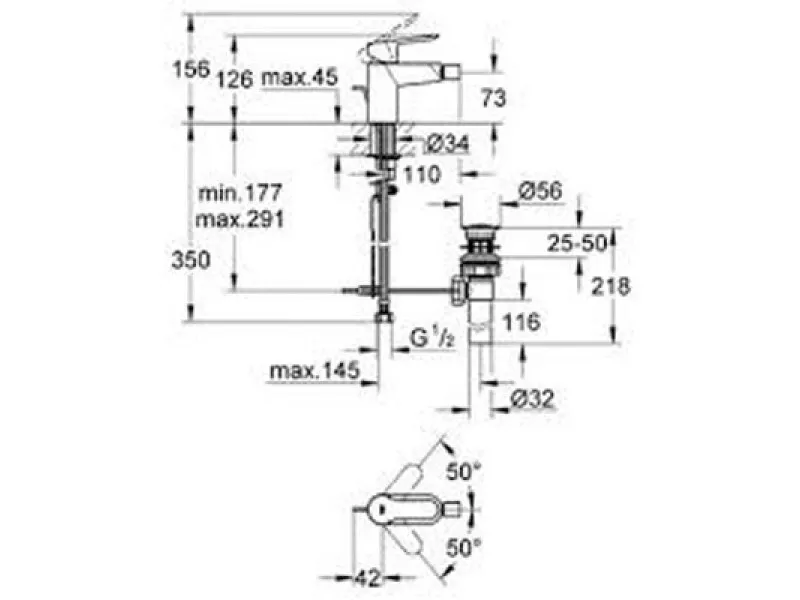 GROHE BAUEDGE BIDE 23331000 