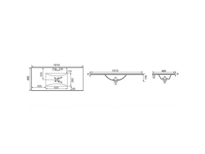 LAVABO TANKI LAVA 101CM 