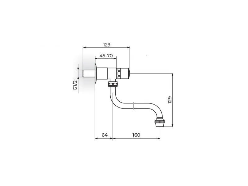 Rosan Zidni Ventil A75204 