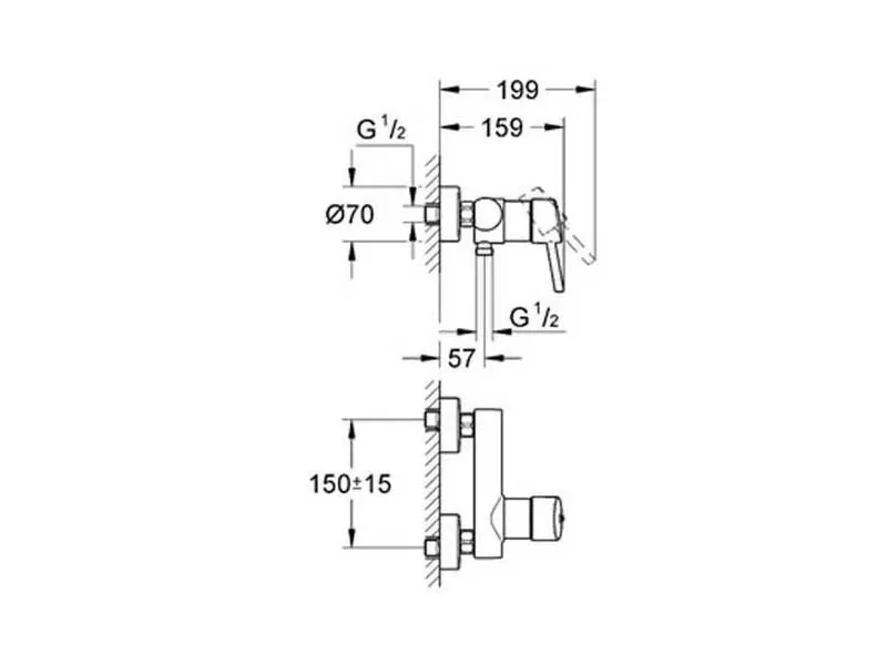 GROHE CONCETTO TUS 32210001 