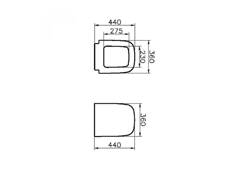 VITRA WC DASKA MDV130S20 77-003-001 