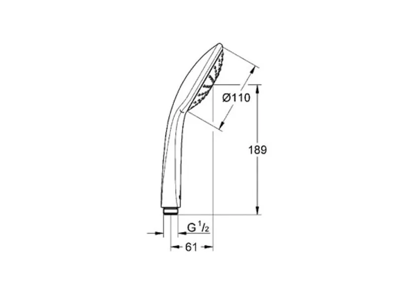 GROHE MONO TUS RUCICA 27265000 