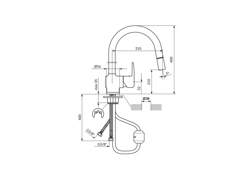 Rosan Cubo Sudopera Sa 2 Cevi Jc38601 