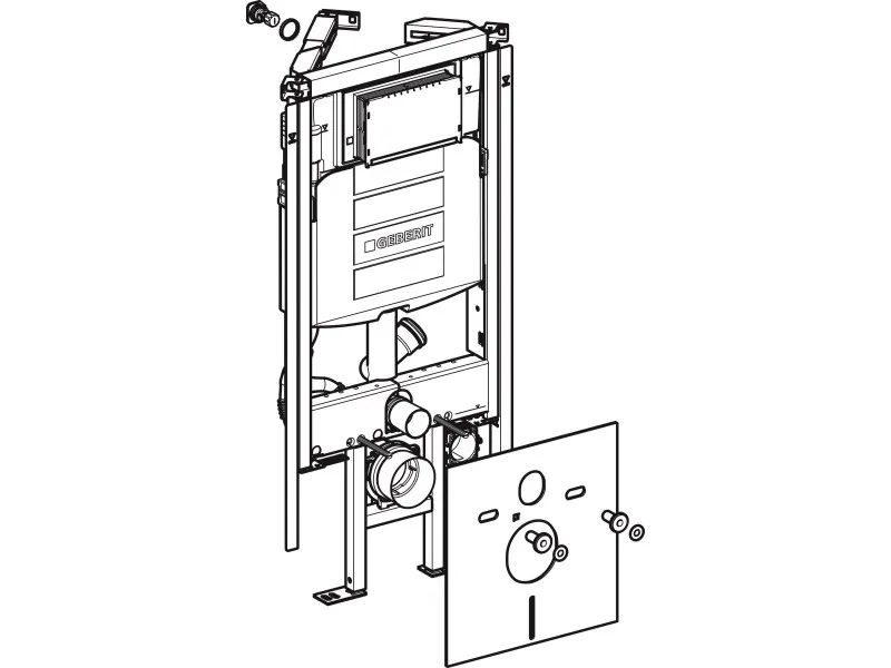 GEBERIT UGRADNI VODOKOTLIC DUOFIX ZA KONZOLNU WC SOLJU 111.392.00.5 