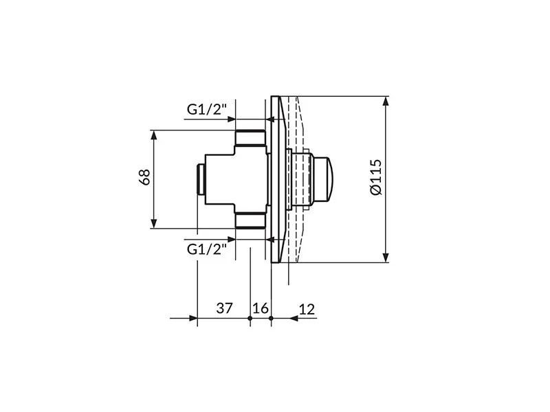 Rosan Uzidni Ventil Pisoar A76005 