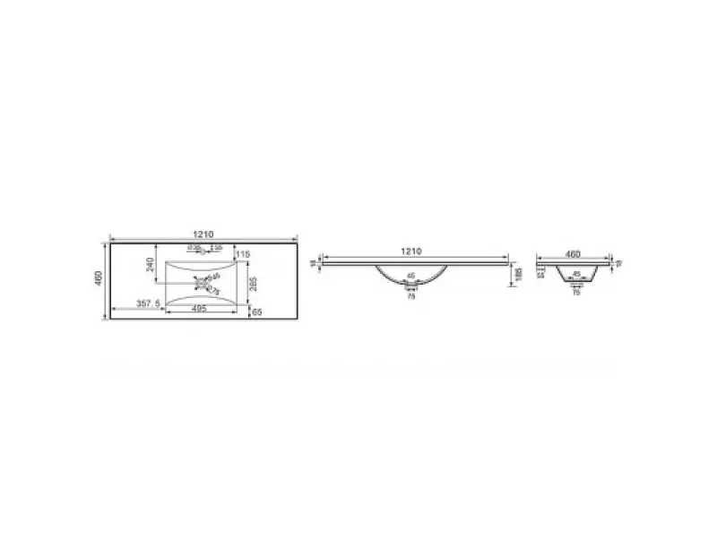 LAVABO TANKI LAVA 121 