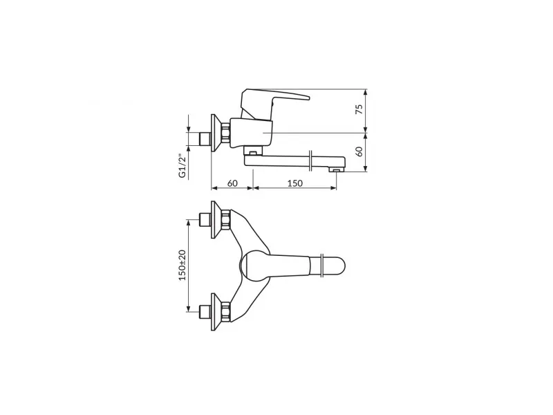 Rosan Cubo Zidna 150 Jc32115 