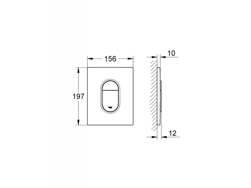 GROHE TIPKA HROM 38844000 