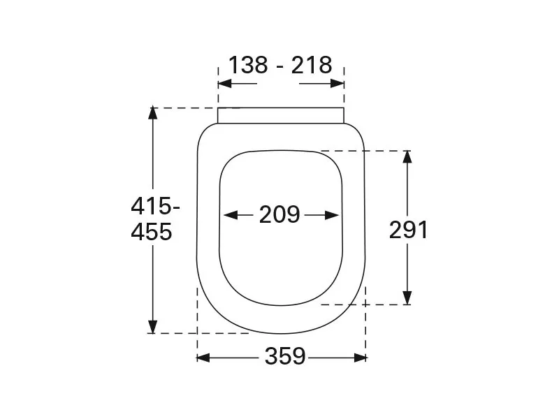 VB SUBWAY WC DASKA  ŠVB 9M55S101Ć SOFT 