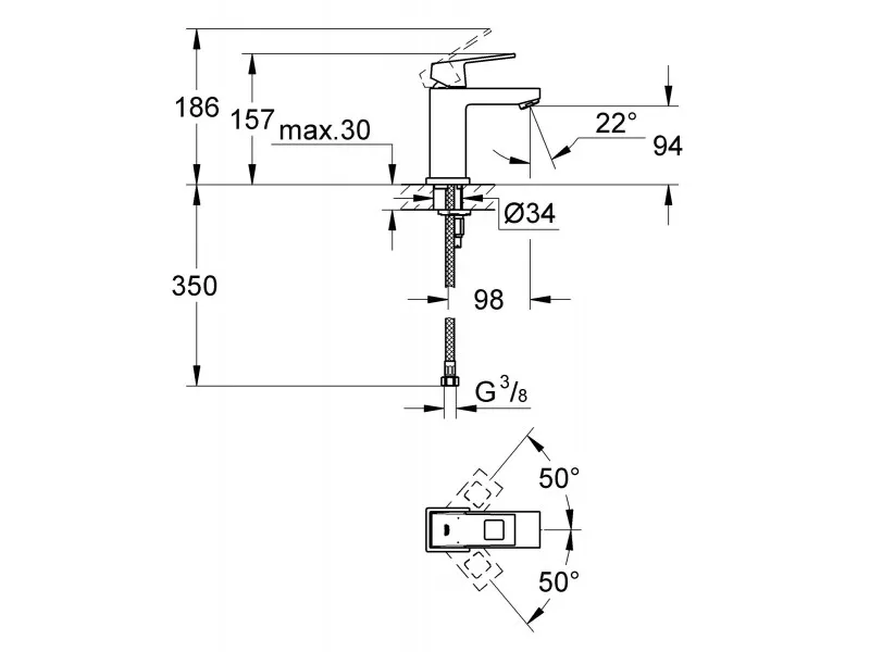 GROHE EUROCUBE LAVABO 2313200023132000 