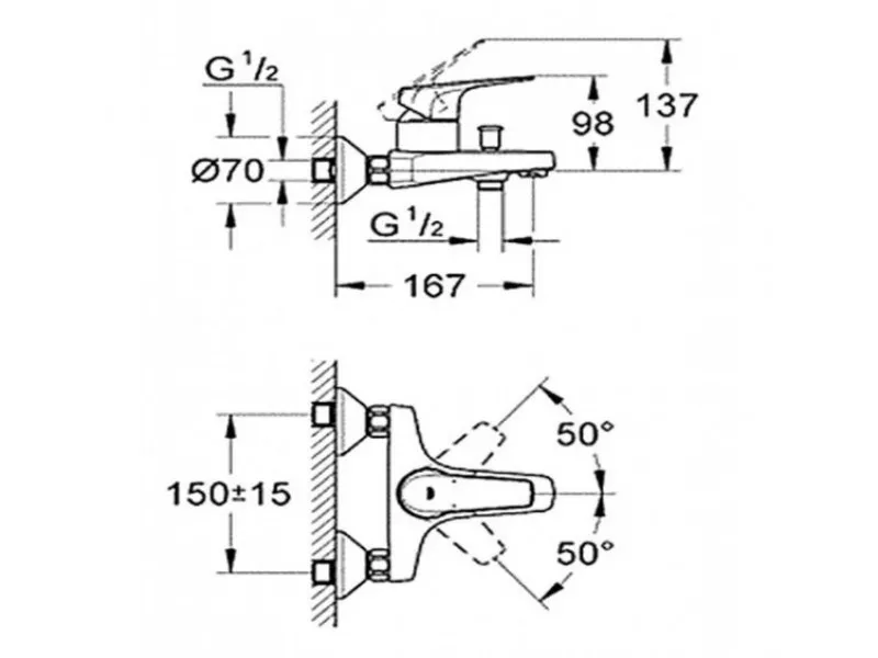 GROHE BAUFLOW KADA 23756000 