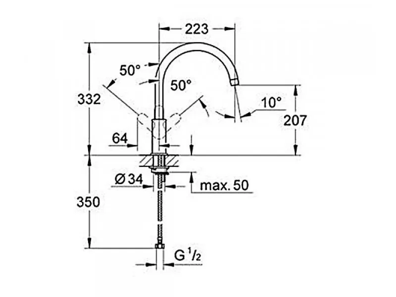 GROHE BAUFLOW SUDOPERA 31230001 