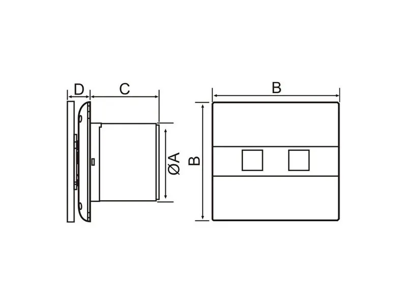 VENTILATOR CATA E120-G 