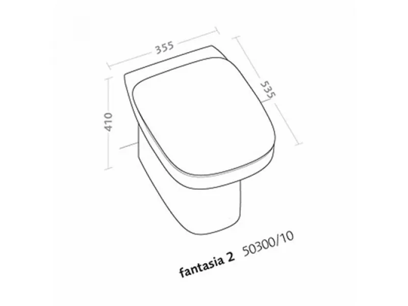 POZZI FANTASIA 2 WC SOLJA ZID 