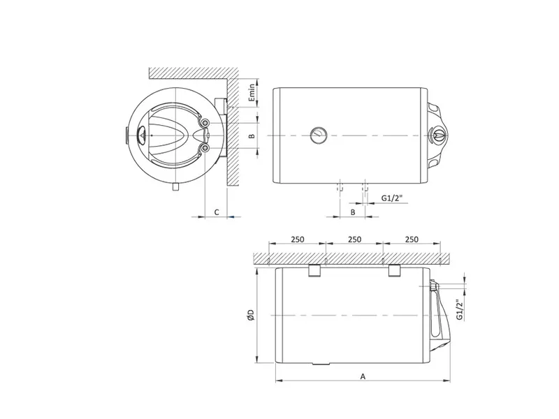 ELIT BOJLER 100L HOR 