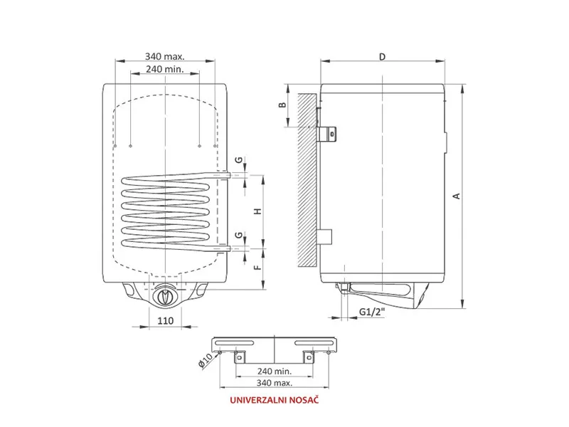 ELIT BOJLER XX 120L KOMB SOLARNI 