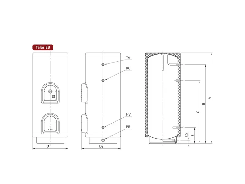 ELIT BOJLER PODNI EB 250L 