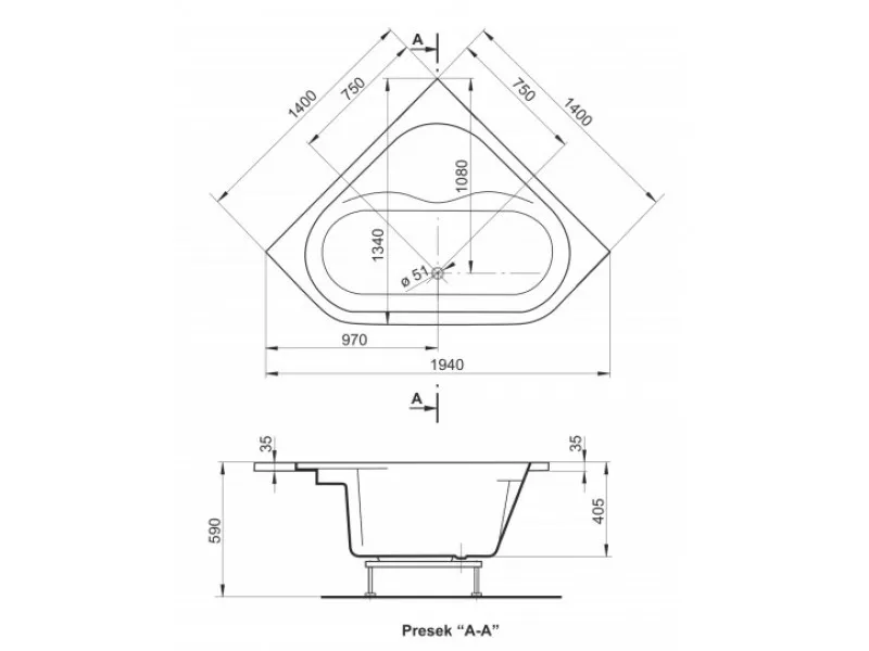 POLY KADA DALAS 140X140 KOMPLE- 