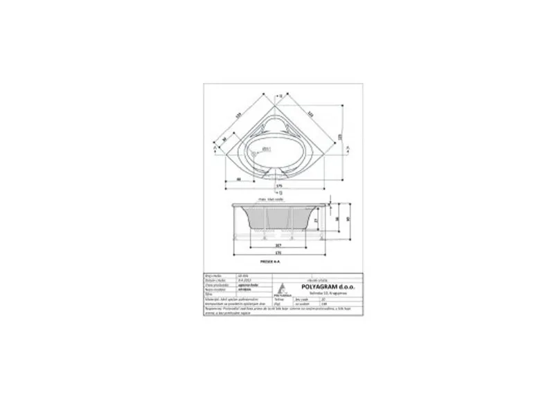 POLY KADA ATHENA 125X125      - 