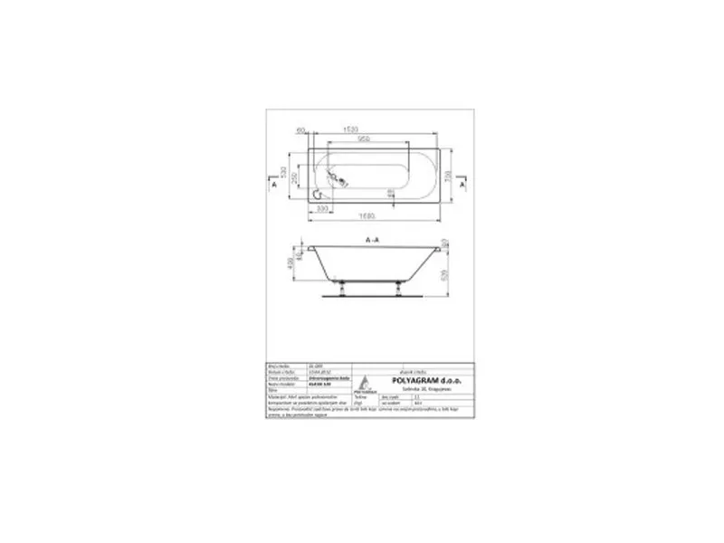 POLY KADA KLASIK 120X70       - 