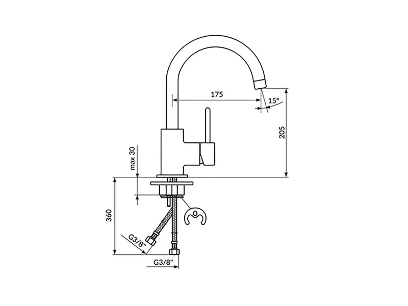 Rosan Dark Baterija Za Sudoperu Jd38101 