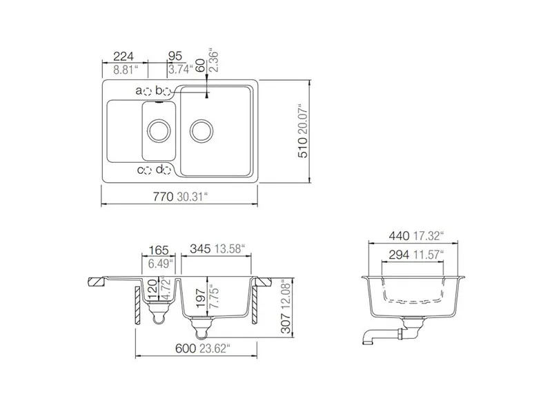 SCHOCK SUDOPERA MANHATTAN D150 770x510x197mm BELA 