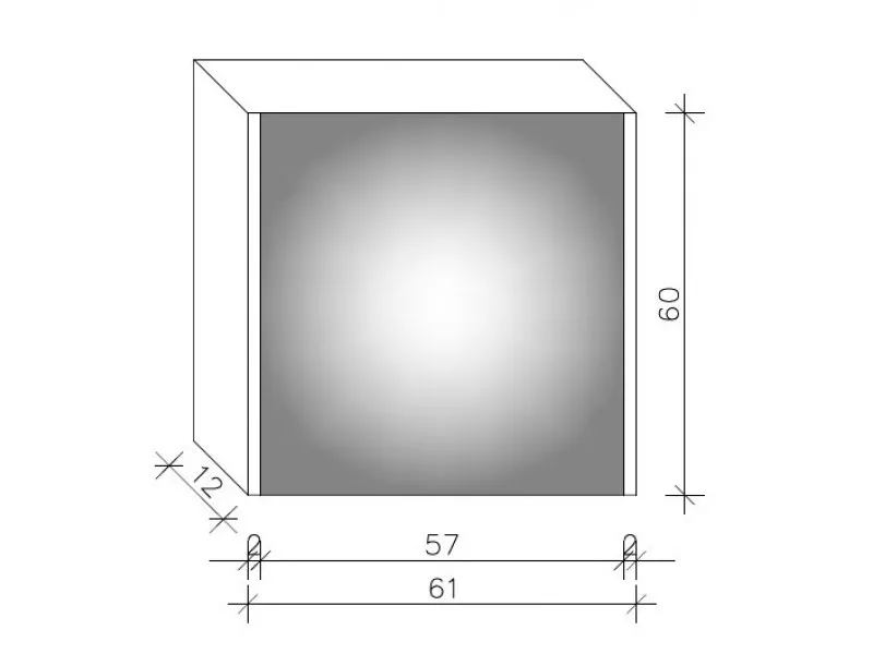 CITY-ARTTEON MIRROR 53 - 5045 BELA ORMARIC SA OGLEDALOM 