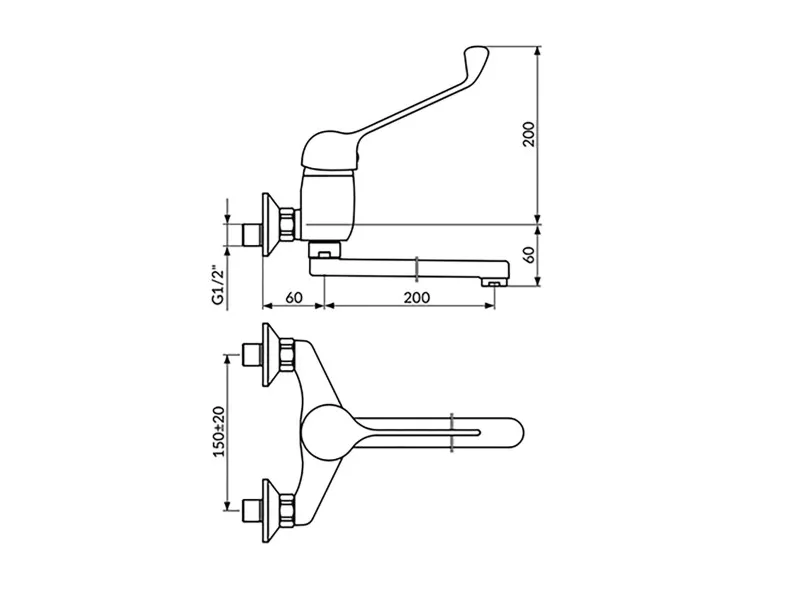 Rosan King Baterija Zidna - Lekarska Izliv 200 Mm J32L001 