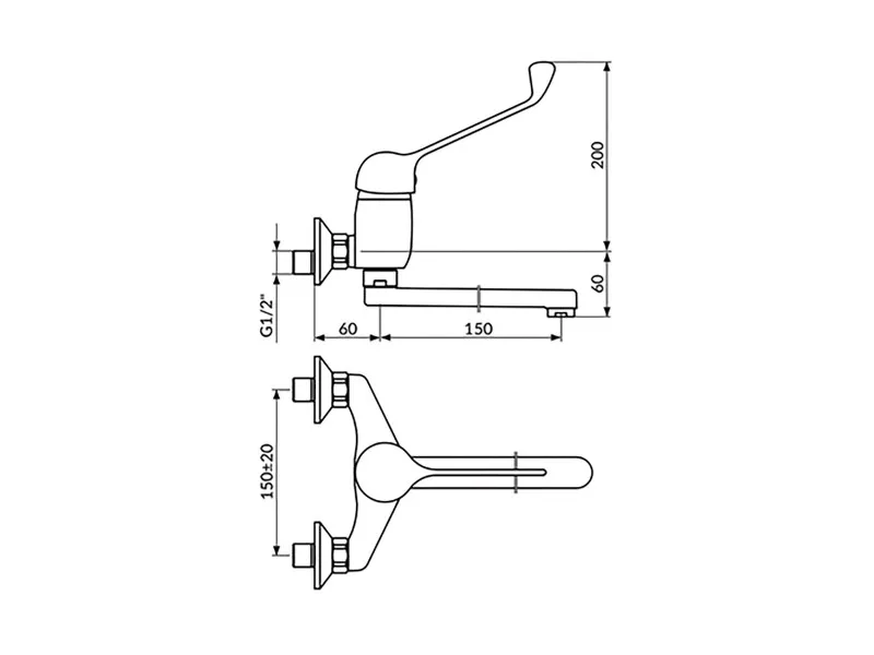 Rosan King Baterija Zidna - Lekarska Izliv 150 Mm J32L004 