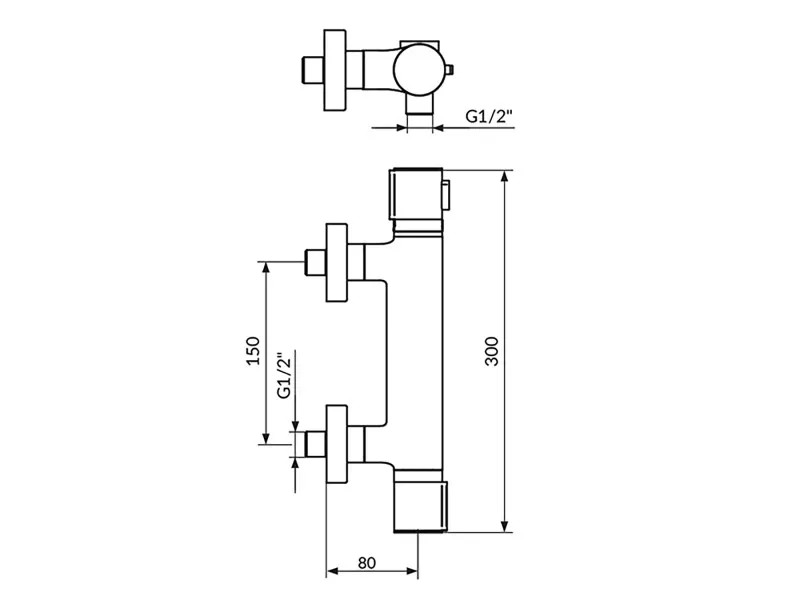 Stolz Termostatska Baterija Za Tuš 1T37100 