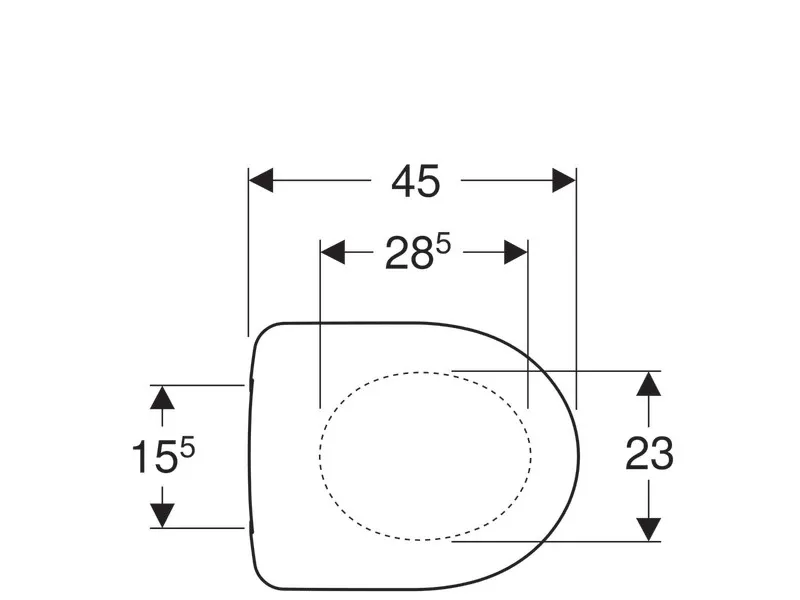 GEBERIT WC DASKA SELNOVA SC 500.333.01.1 