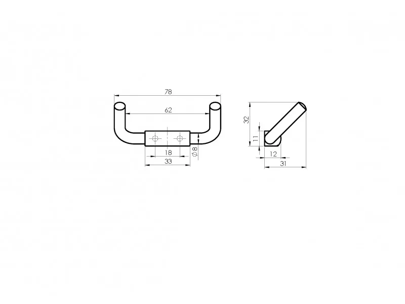 RUBINETA MINI DRZAC BADE MANTILA - CRNI (BK) 670106 