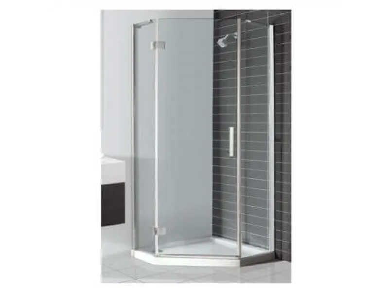 LINNI TUS KABINA IDEAL 90X90 UGAONA 9001 PROVIDNO STAKLO 6mm 