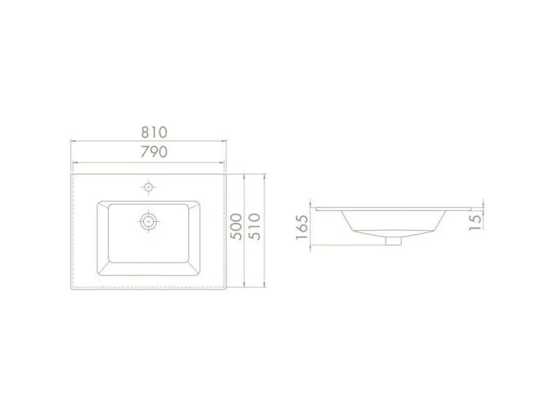 TURKUAZ IBIZA 81 CM LAVABO 50300 U 