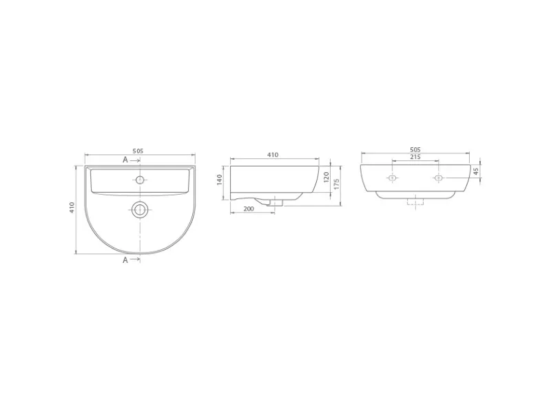 TURKUAZ BELLA 40X50 LAVABO 3200 U 