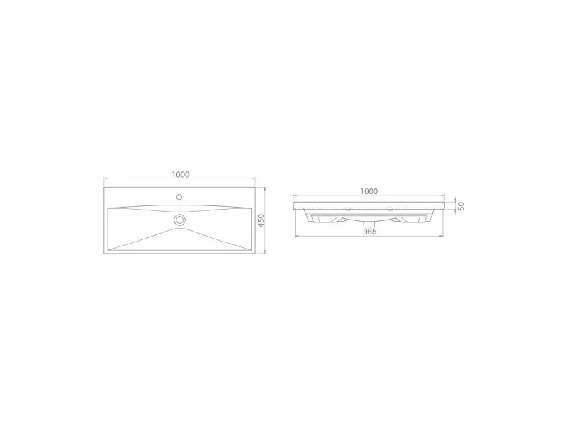 TURKUAZ ELITE 100 CM LAVABO 32400 U 