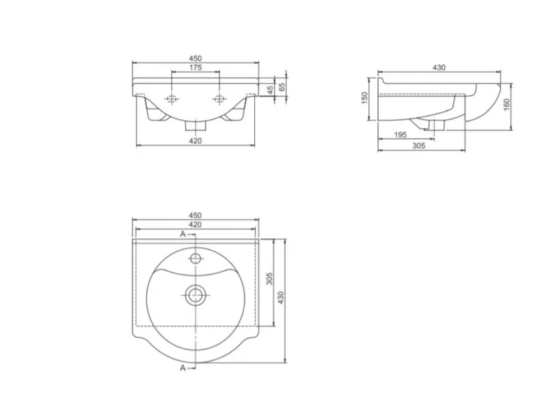 TURKUAZ NIL 45 LAVABO 66200 U 