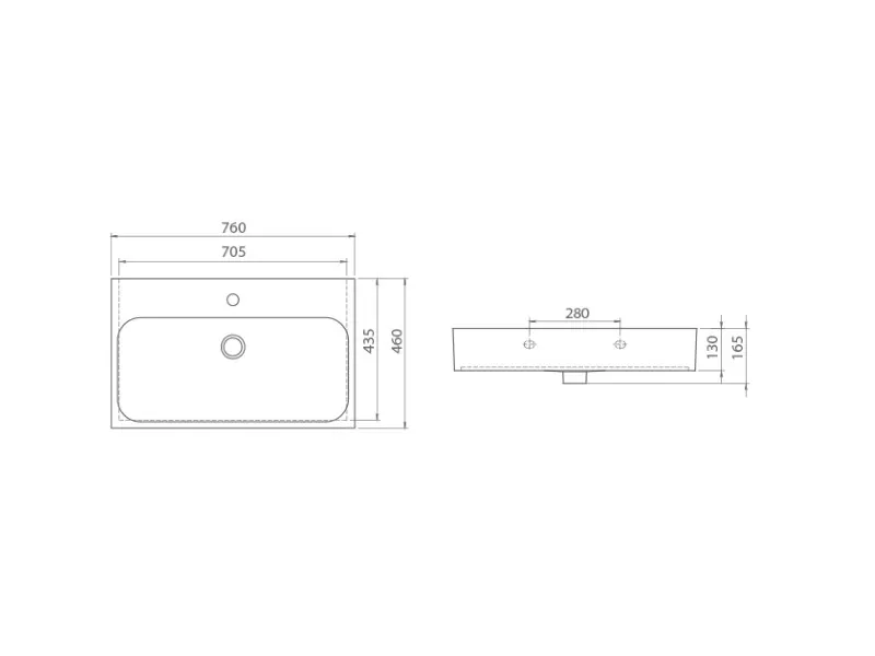 TURKUAZ PINTO 75 CM LAVABO 80000 U 