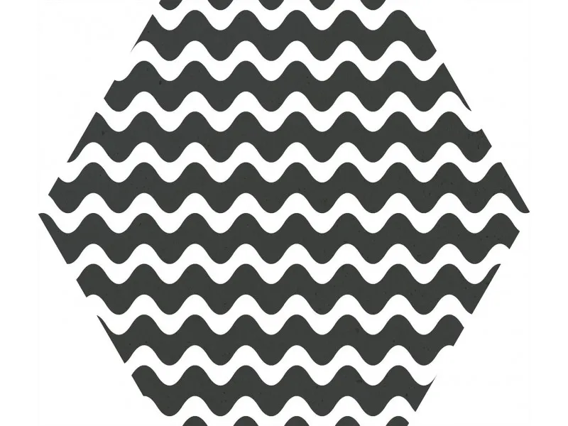 SA HEX. MOMA WHITE 25X22, 1.04m2 