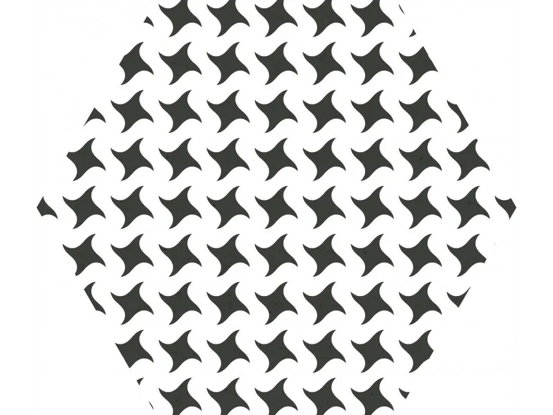 SA HEX. MOMA WHITE 25X22, 1.04m2 
