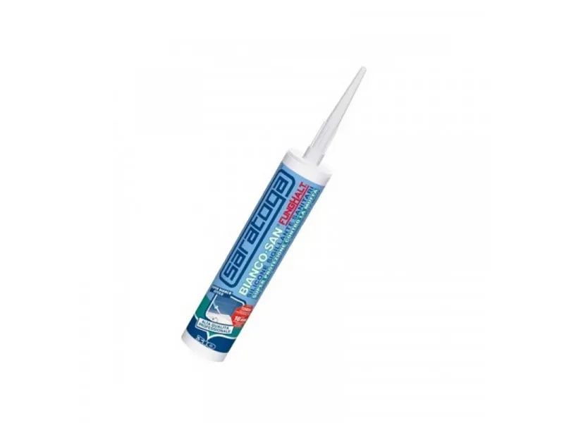 SARATOGA SILIKON BIANCO SAN 310ML TRANSPARENTNI 1003 