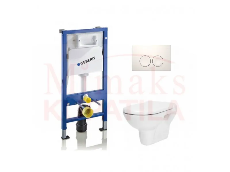 SET GEBERIT UGRADNI 458.112.21.1 + BELA TIPKA + WC SOLJA SA DASKOM 