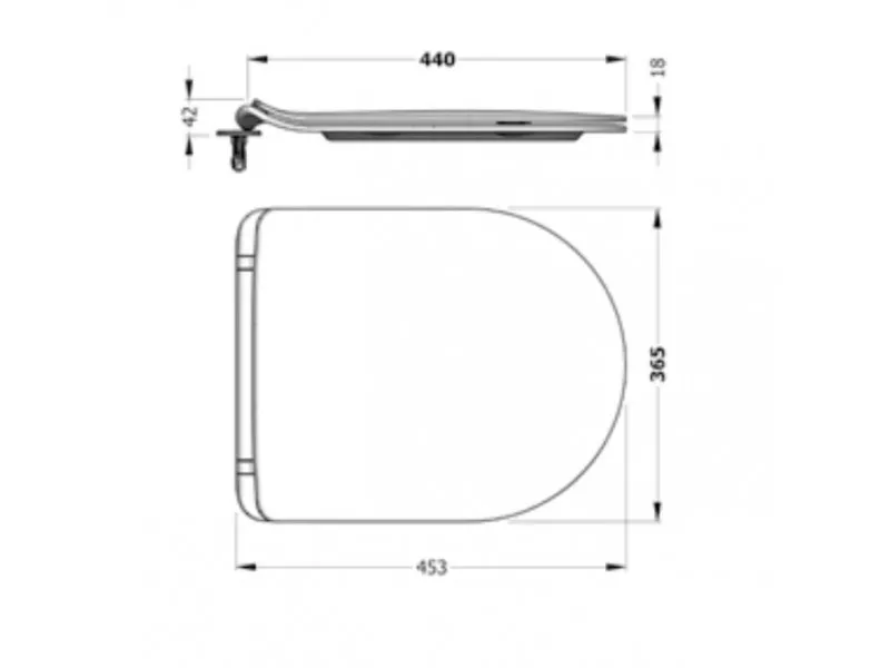 Bien ARSU11W5B5HB0 Amaro soft close daska 