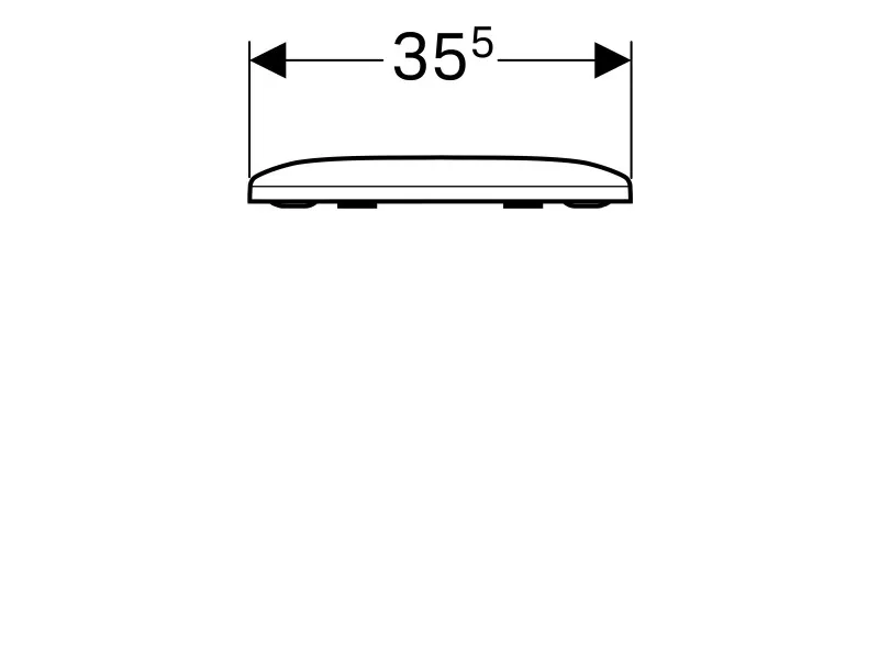 Geberit Smyle WC daska, soft close 500.236.01.1 