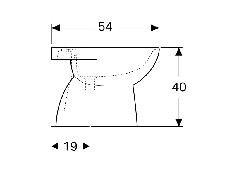 Geberit Selnova bide 500.288.01.1 