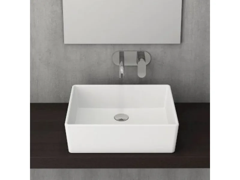 BOCCHI MILANO 50 CM BEZ RUPE LAVABO SJAJNA BELA 1215-001-0125 