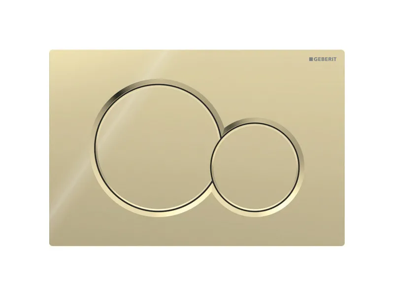 Geberit Tipka Sigma01 115.770.Dt.5 Za Dvokolicinsko Ispiranje: Nerdjajuci Mesing 