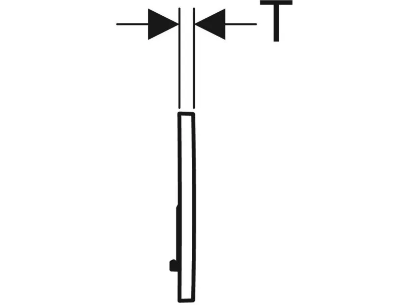 Geberit Tipka Sigma20 115.882.01.1 Beli/ Mat/ Lakirani 