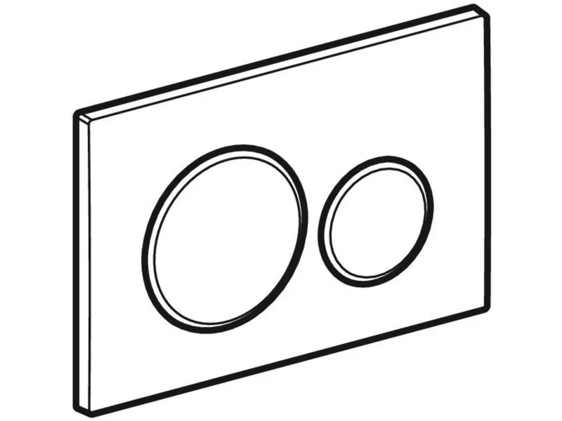 Geberit Tipka Sigma20 115.882.11.1 Bela/ Mat 