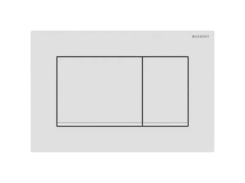 Geberit Tipka Sigma30 115.883.01.1 Bela/Mat/Lakirani 